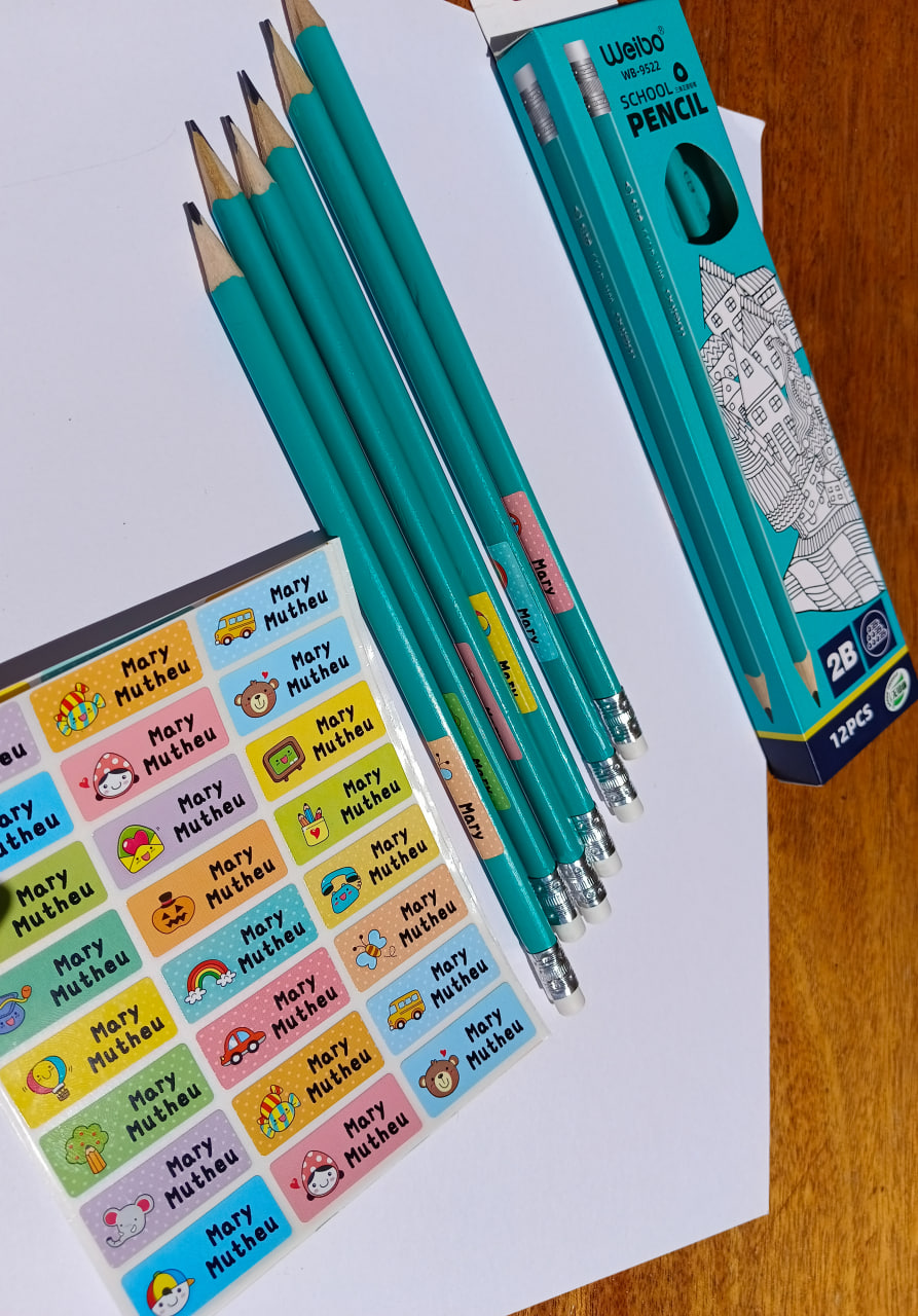 Personalized stickers for labeling and organization